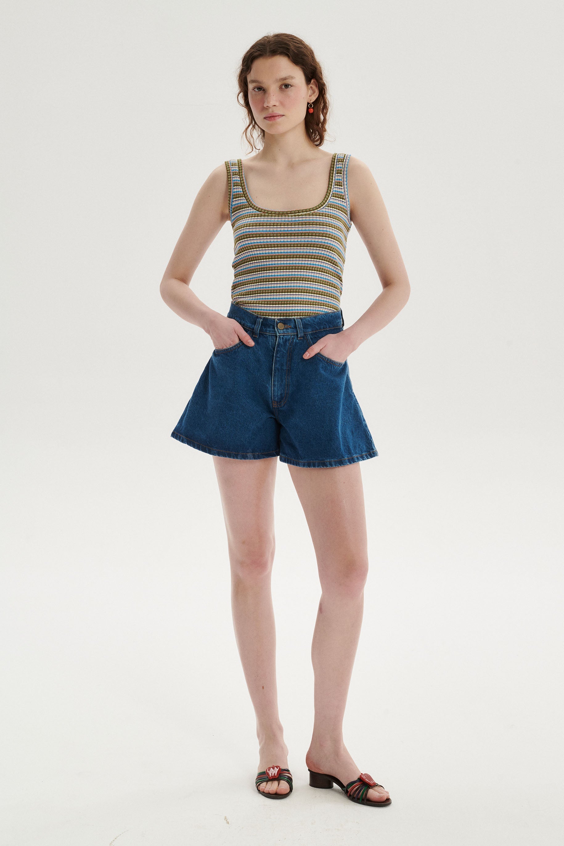 Jacob Denim Szorty - navy