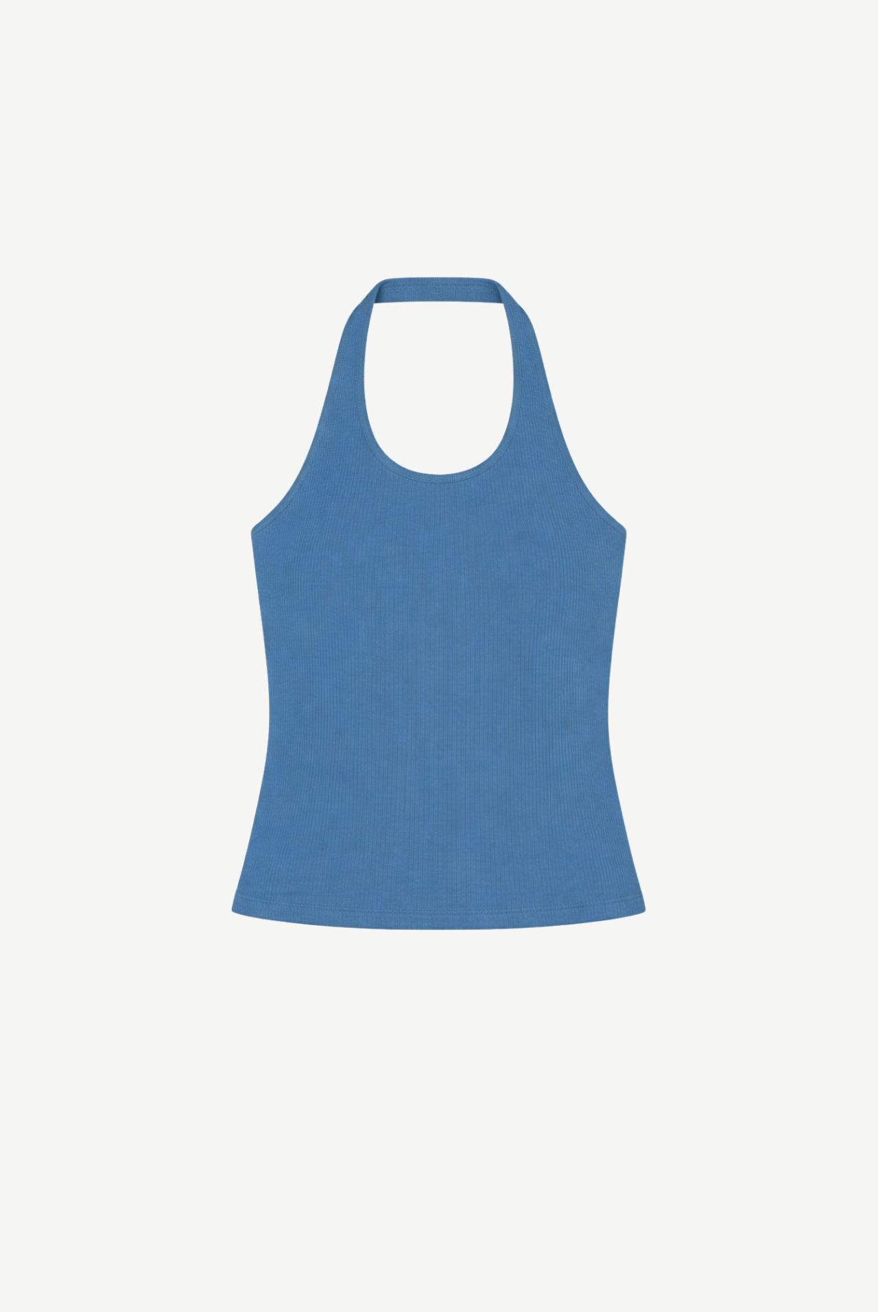 Gilbert Top halter z bawełny - blue