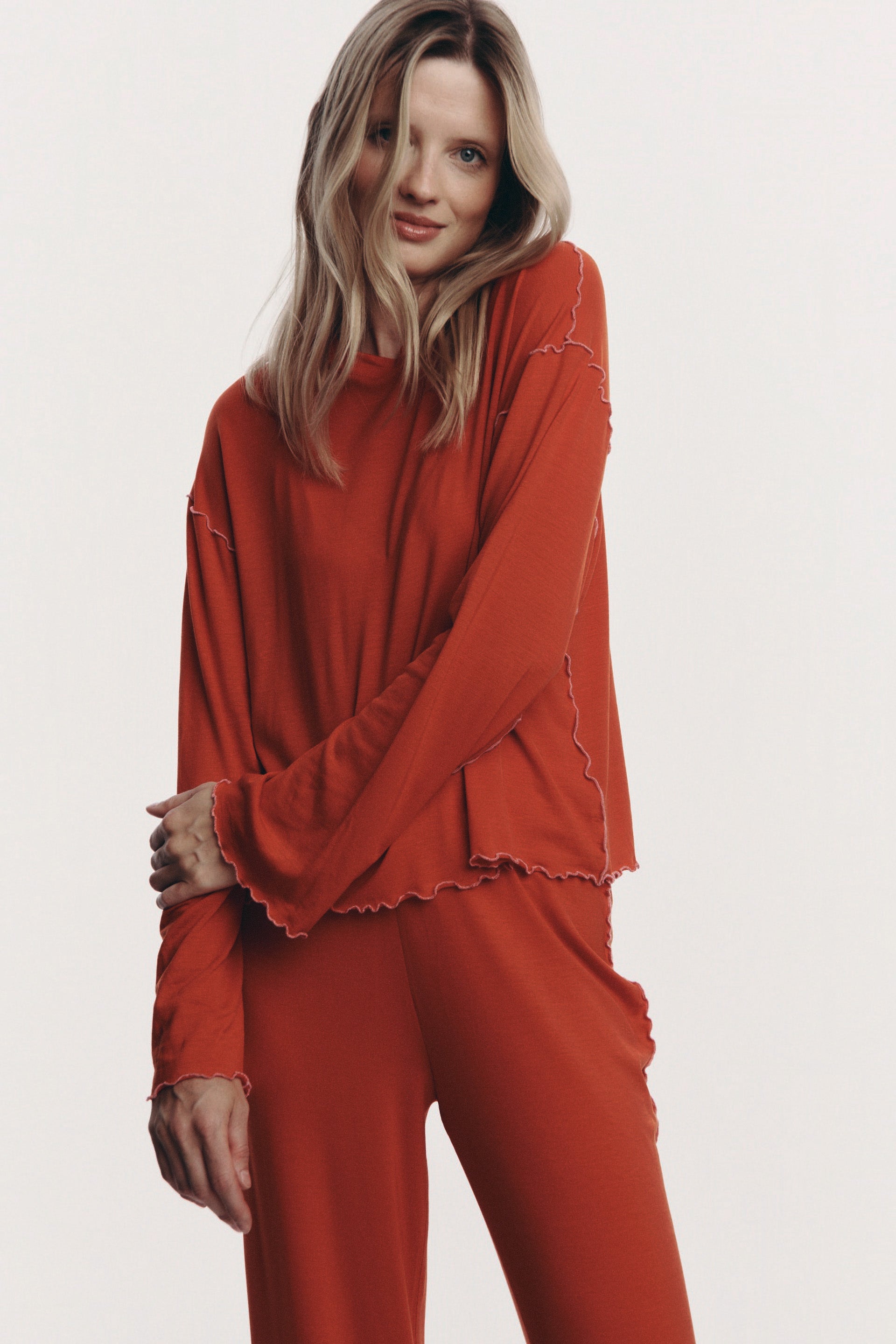 Leo longsleeve - orange