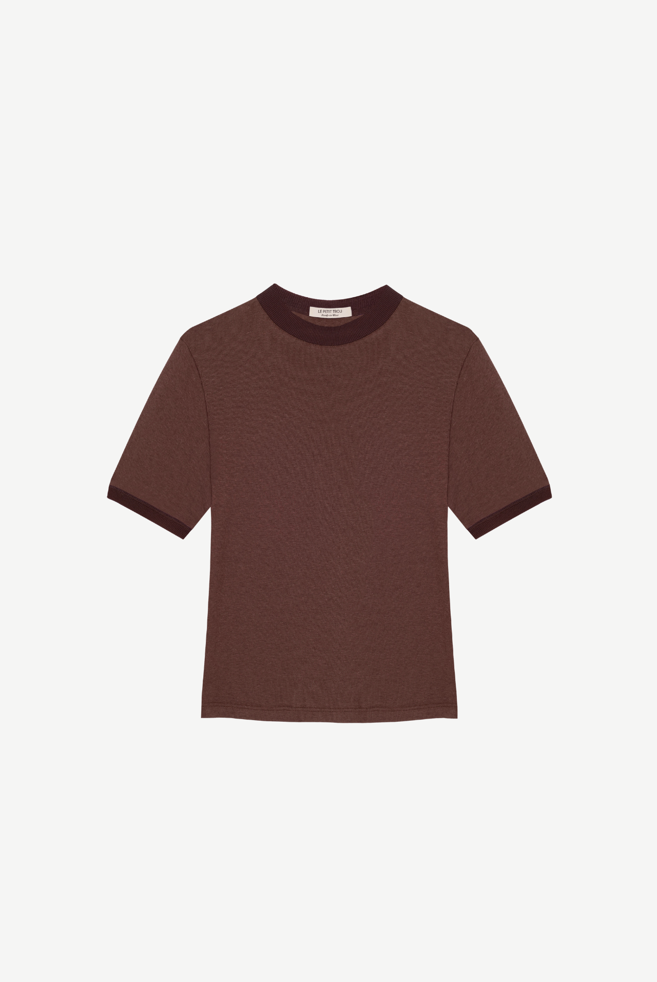 Mac T-shirt z szerokim ściągaczem