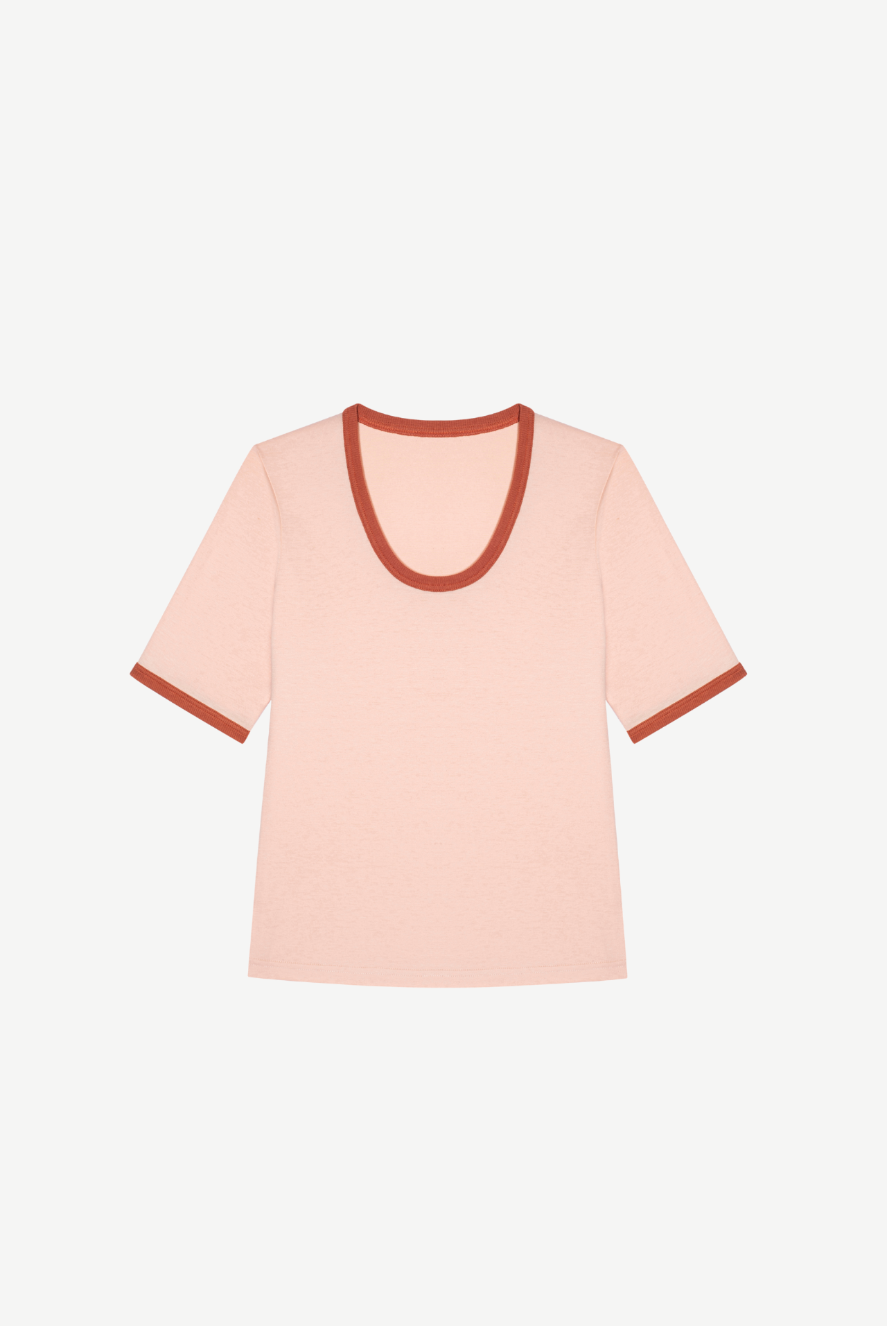 Philippe Bawełniany top - peach